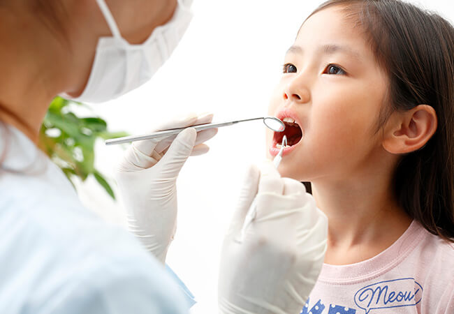 小児歯科の診察イメージ